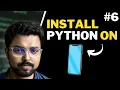 6 How to run Python program on mobile Python for Beginners Full Course in Hindi