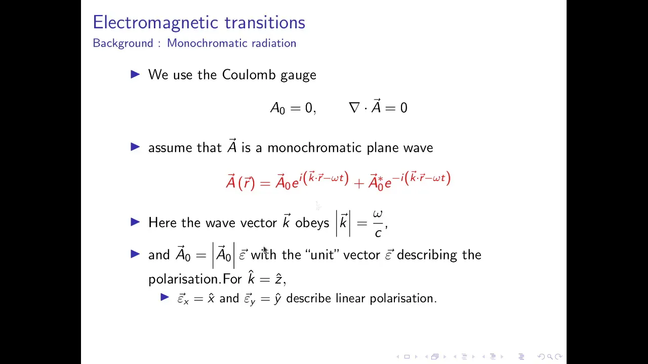 09 Interaction of light with matter - a time dependent perturbation theoretic treatment