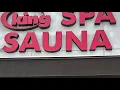 The REAL King Spa Sauna review