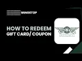 How to redeem gift card coupon code in wingstop app