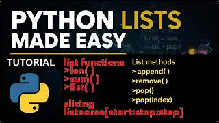 Python Lists Crash Course - Everything You Need to Know