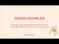 Design and Implementation of the diagnostic attribute namespace - Georg Sammler
