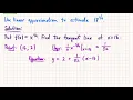 Math 135 Section 4 6 Estimate a function value using linear approximation power function
