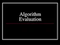 Algorithm Evaluation and Queueing Models In Operating System