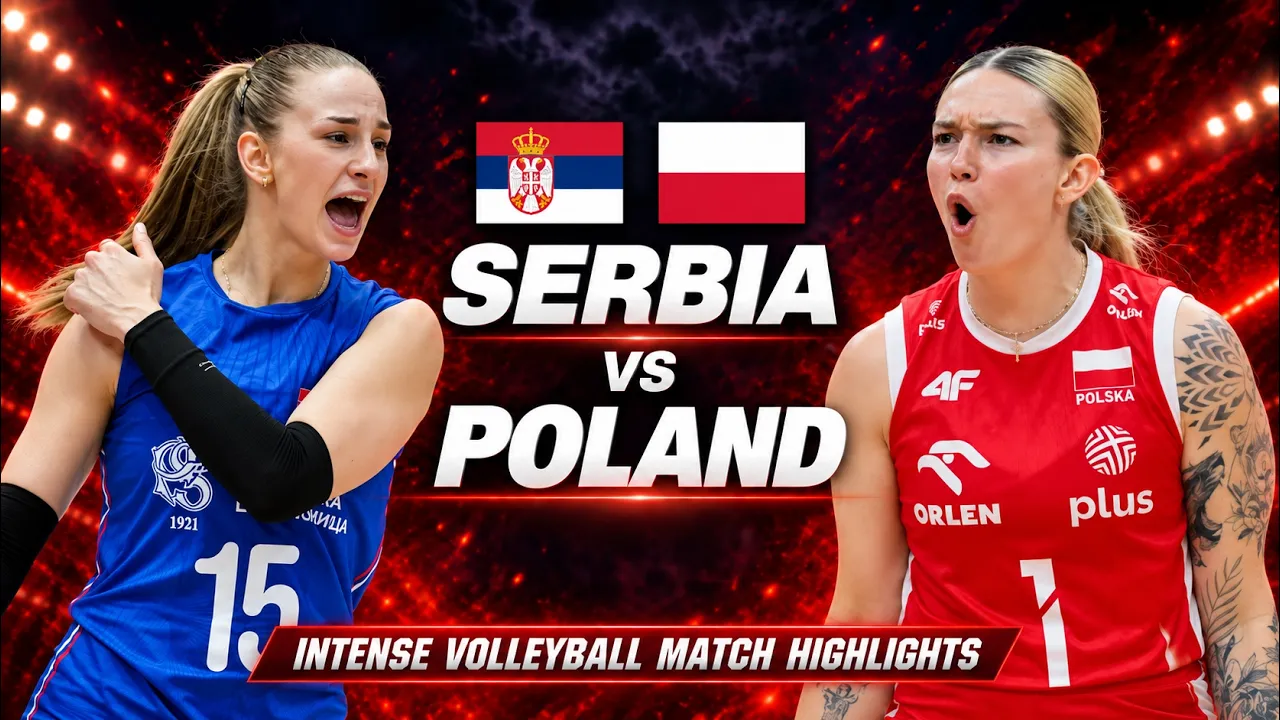 Serbia vs Poland Epic Volleyball Battle Highlights