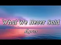 Lagu What We Never Said | Heartfelt Emotional Sad Song (Official Lyric Video) | New Music Video