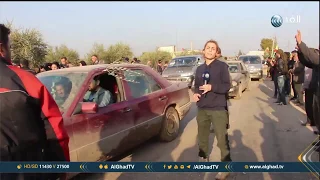 تقرير آلاف السوريين يصلون عفرين تضامنا مع السكان ضد التوغل التركي 