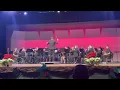 Leanna s band Christmas concert Jungle Bells 8th grade trombone