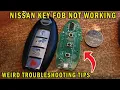Nissan Key Fob Not Working After Battery Change