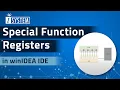 Special Function Registers in TASKING winIDEA