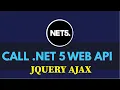 Consume NET 5 Web API Using jQuery Ajax