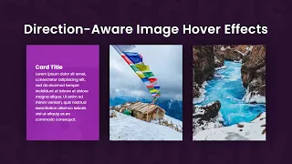 Direction-Aware Image Hover Effects