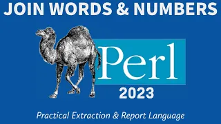 Perl Programming - Join Array String Numbers 2023