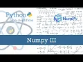 33 - Curso de programacion en Python Numpy III