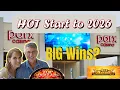 BIG WINS and Slot JACKPOTS on our first Casino Trip of 2026