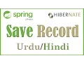 Spring C Hibernate JQuery Maven Tutorial 9 Save Record and Debug Urdu Hindi