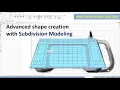 What s new in Solid Edge 2021 Advanced shape creation with Subdivision Modeling