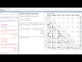 Scatter plot matrix using R