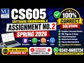 CS605 Assignment 2 Latest Solution Software Engineering-II