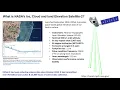 Data services Applications Efforts for NASA s ICESat-2 Laser Altimetry - Sabrina Delgado Arias