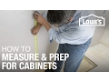 How to Install Kitchen Cabinets Prep Measure