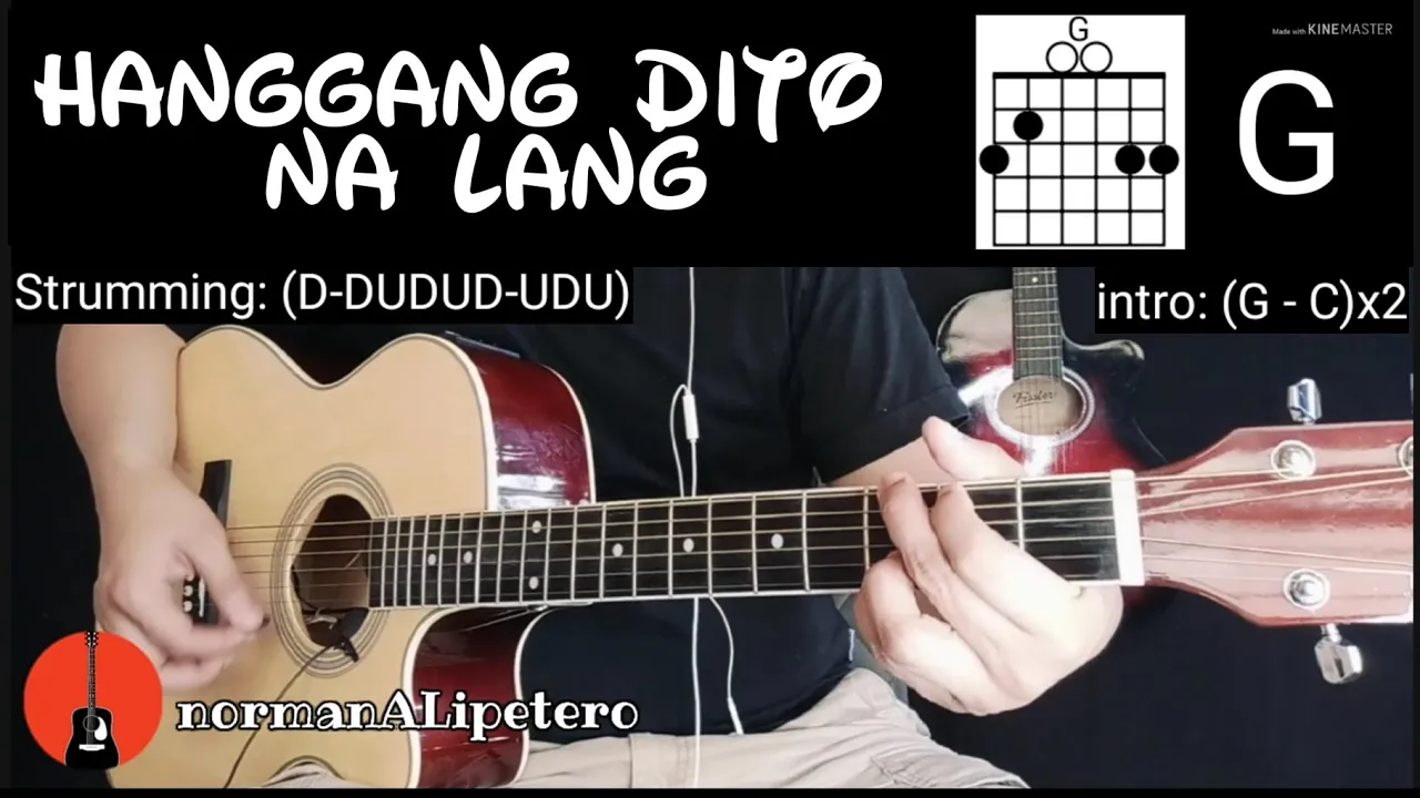 Tj Monterde - Hanggang Dito Na Lang Guitar Cover | Guitar Chords Tutorial | normanALipetero