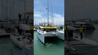 My yacht is finally in the water! #yacht #launch