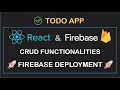 React Firebase todo app - CRUD