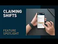 ActiveTeam Feature Spotlight Claiming Shifts