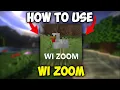 How to Use the Wi Zoom Mod for Minecraft 1 21 1