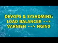 DevOps SysAdmins Load Balancer - Varnish - Nginx 3 Solutions