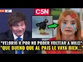 EN C5N RECONOCEN QUE A MILEI LE VA BIEN Y CASI LLORAN EN VIVO