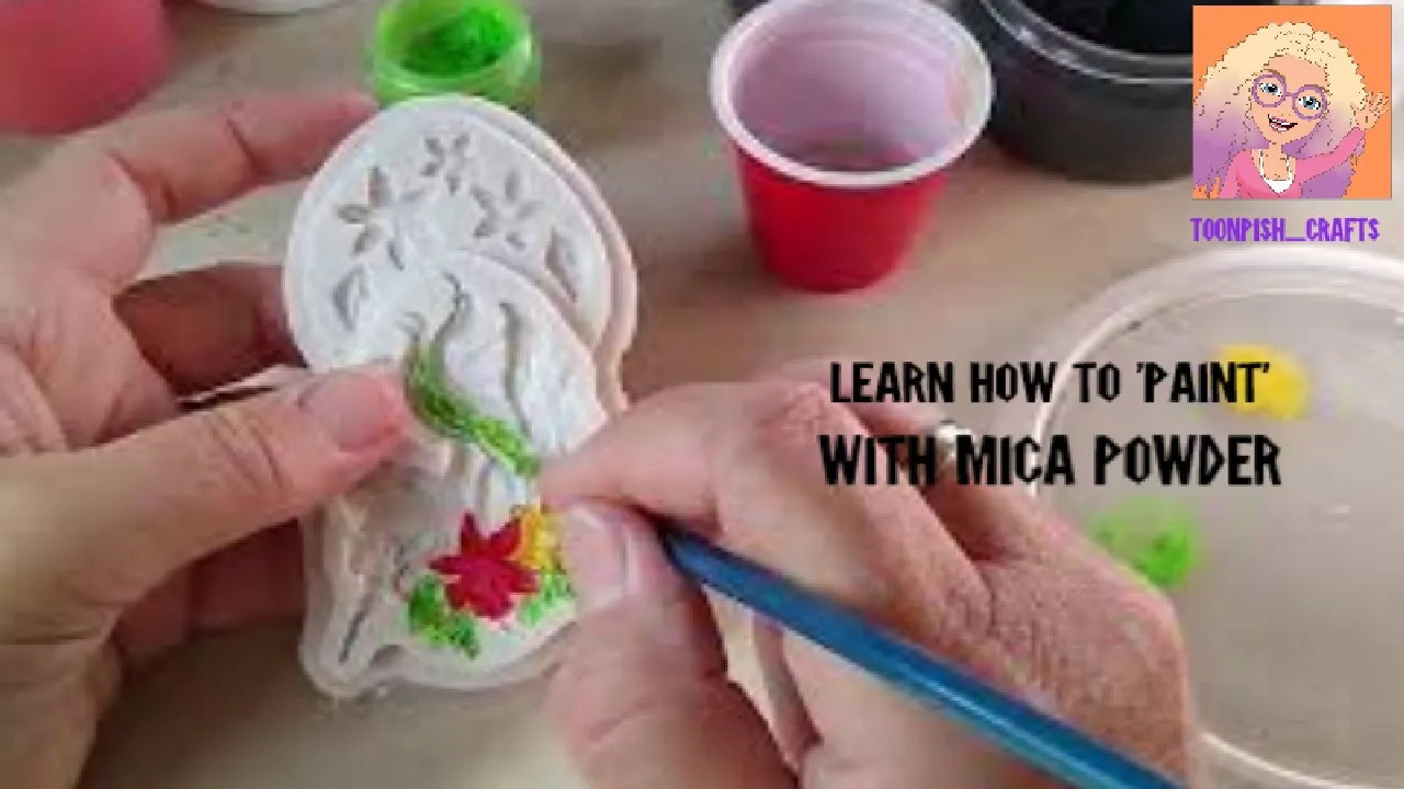 A different way to use mica powders  in resin