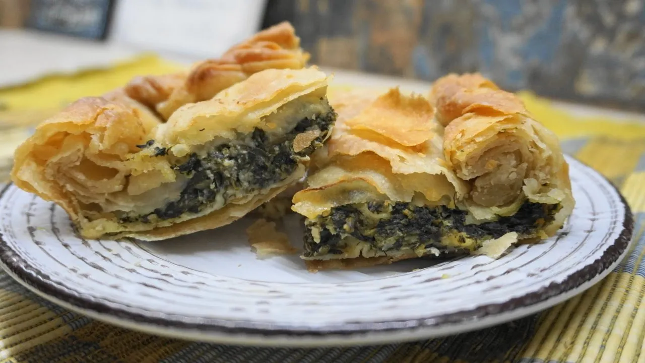       ! - Greek Spinach pie   Greek Cooking by Katerina