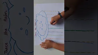 Standing Line Worksheet for Nursery Playgroup Writing Basics