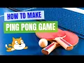 How to make a PING PONG game in Scratch tutorial