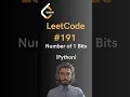 LeetCode Number of 1 Bits - Python