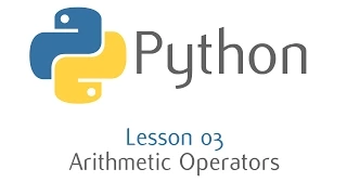Python - Arithmetic Operators Lesson 3