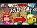 What Are The Villagers Most Loved Gifts HEART GUIDE - Stardew Valley