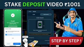 I deposited ₹1001 in STAKE successfully | Stake deposit problem solved |