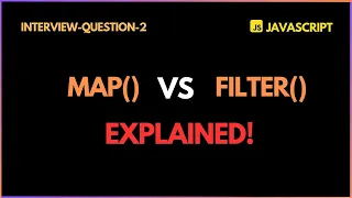 Map vs Filter in JavaScript