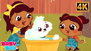 Divertido día de lavado para el perro y más caricatura adorables para niños