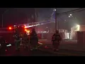 Three Alarm fire at High Tech Finishing metal plating facility in southwest Houston