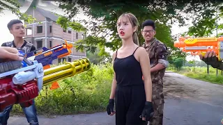 Download Xgirl Studio Cherry Being Chased Warriors X girl Nerf Guns S.W.A.T Rescue Battle From Criminal Group MP3
