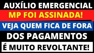 AUXÍLIO EMERGENCIAL 2021 MP ASSINADA - QUEM NÃO RECEBEU EM 2020 NÃO TERÁ DEREITO! TODOS OS DETALHES.