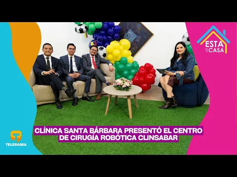 Clínica Santa Bárbara presentó el centro de cirugía robótica Clinsabar