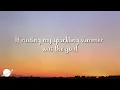 Taylor Swift – The Smallest Man Who Ever Lived Lyrics