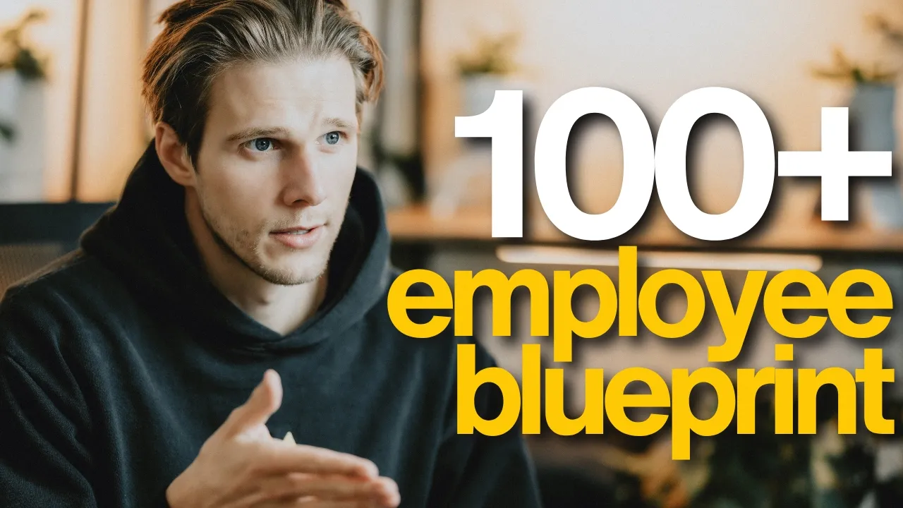 How to build a 100-person team without killing profit: video thumbnail
