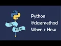 Python Class Methods Practical Use Cases and Implementing an Alternative Constructor