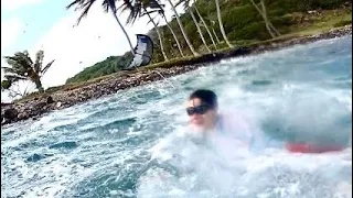 KITEBOARDING GONE WRONG! HE SAVED HER LIFE!